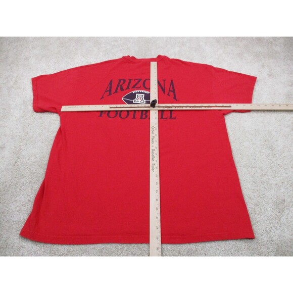 VINTAGE Arizona Wildcats Shirt Mens Extra Large XL Red Blue Football NCAA 90s - Picture 10 of 12